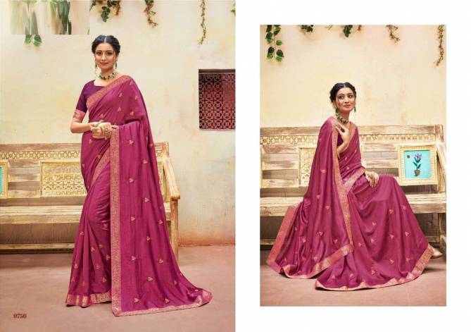 Sarthi Fancy Wear Vichitra Silk Designer Fancy Saree Collection